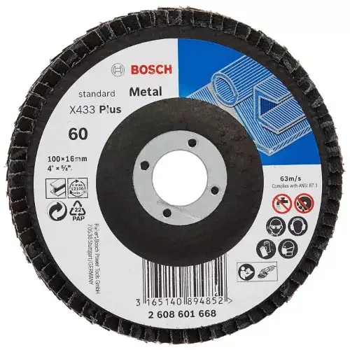 X433 Flap Disc - Bore Diameter 22.33 mm (Page 95)
