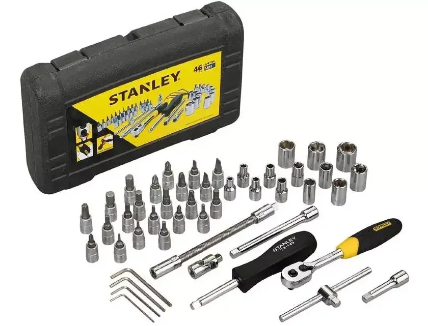 46 PC 1/4 SQ. DR. Socket & Bit Set