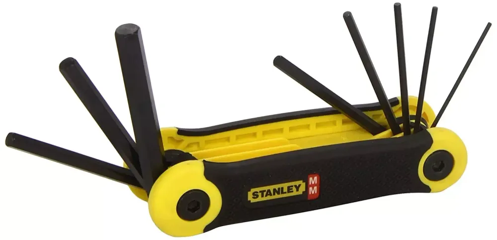 8 PC Metric Folding Hex Key Set
