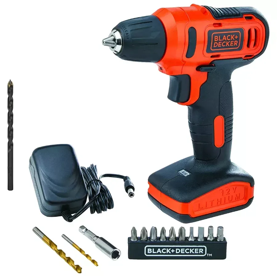 BLACK+DECKER LD12SP 12V Li-ion Cordless Drill Driver with Integrated Battery