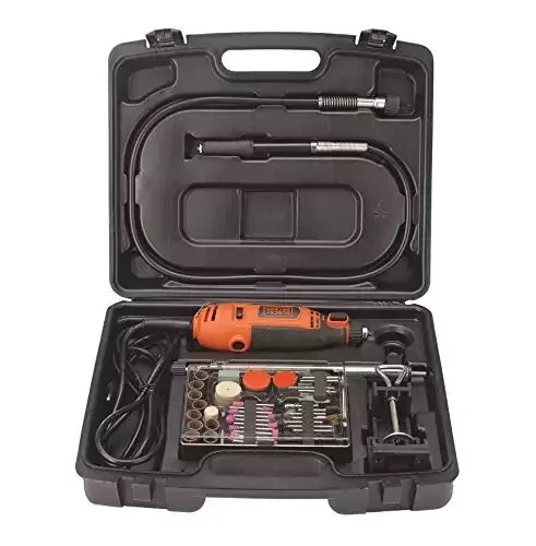 BLACK+DECKER RT18KA Rotary Tool with Accessories Kit Box