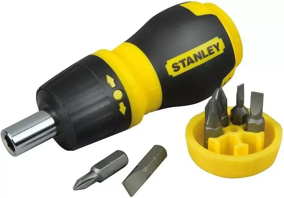 Multibit Stubby Ratcheting Screwdriver